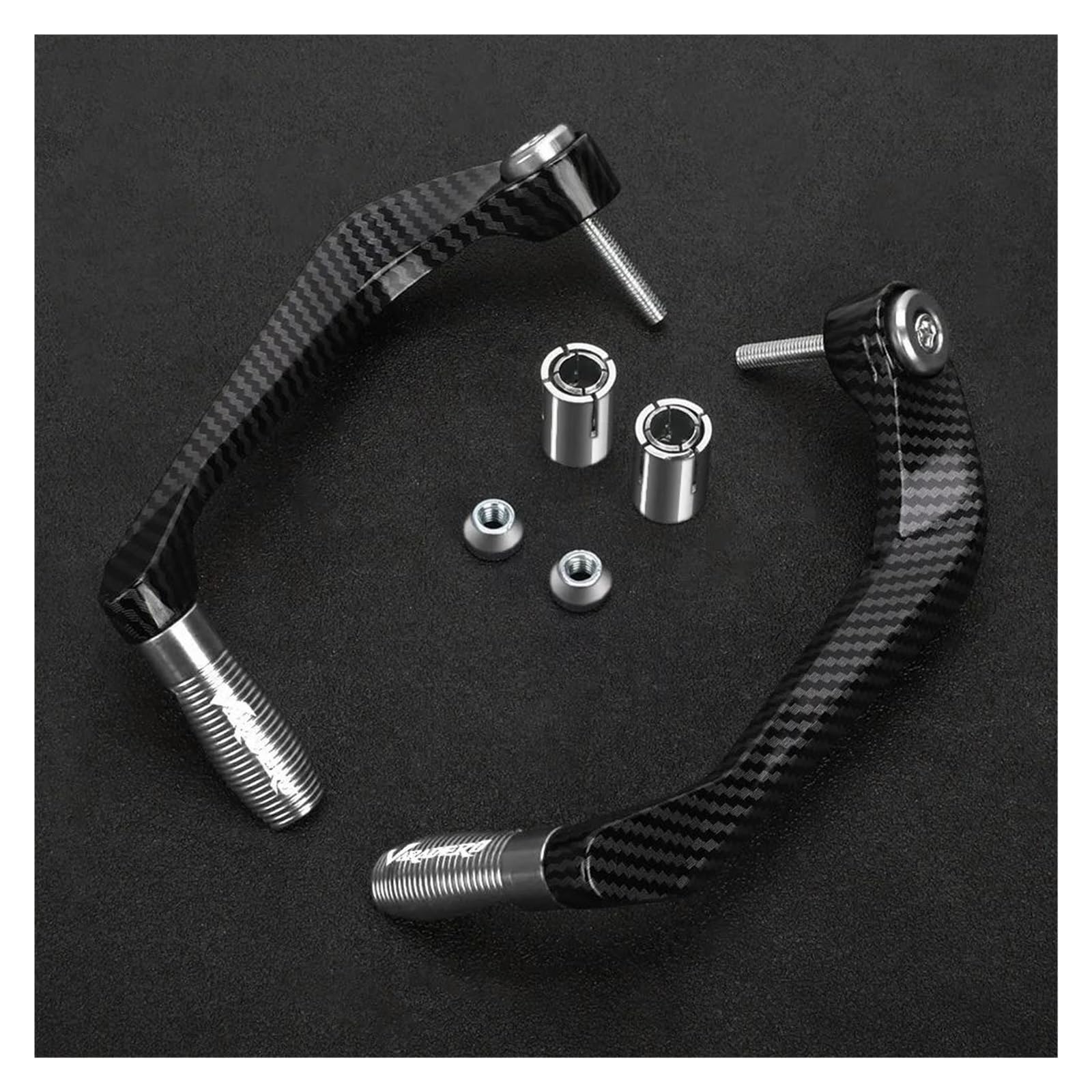 Hgycdnjf Silver For Xl125v Xl1000v Varadero Xl 125 1000 V 125V Motorcycle Cnc Handlebar Brake Clutch Lever Hand Guard Protector Handguard(Silver)