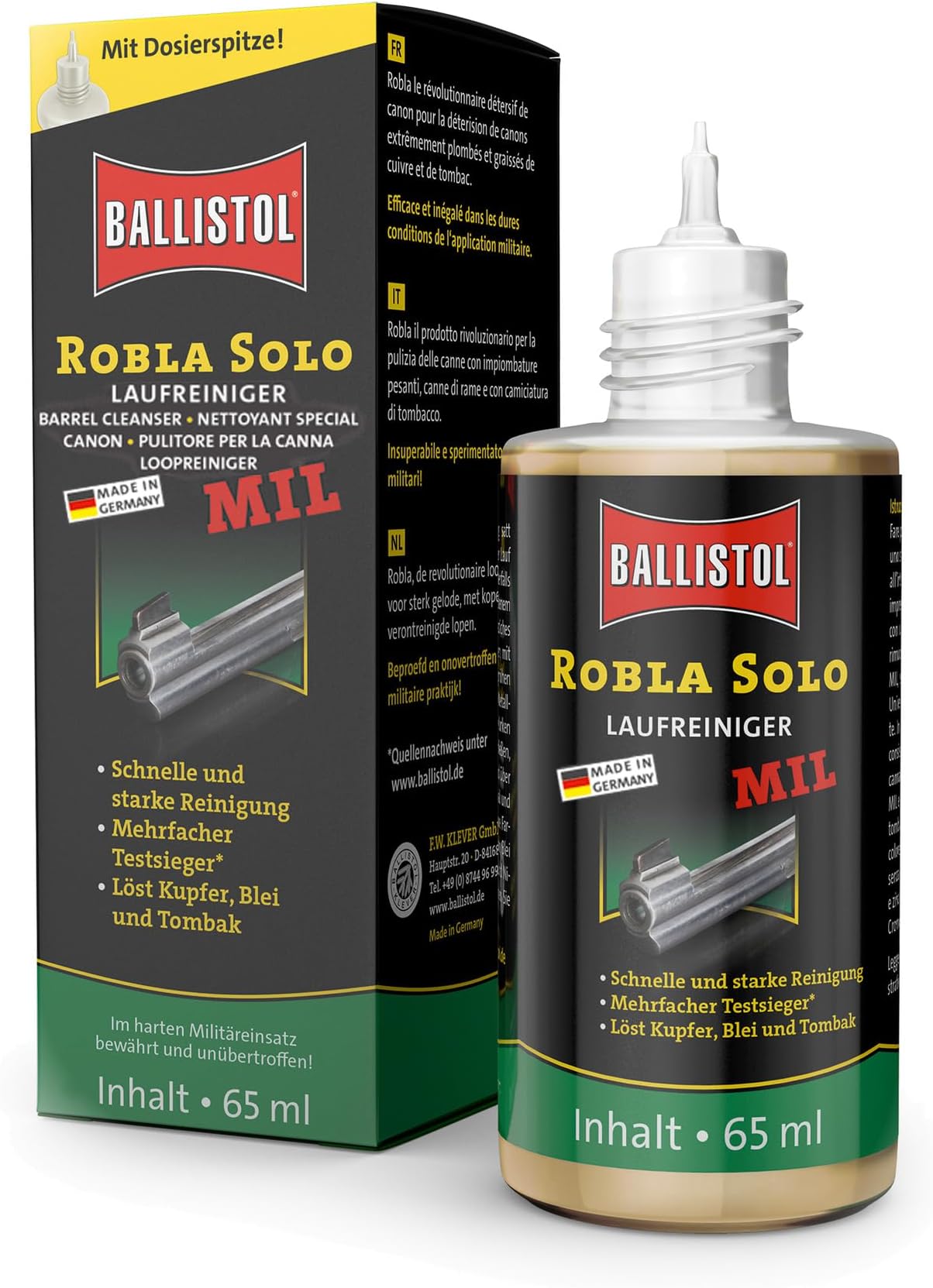 Ballistol Gun Care Robla Solo MIL, 65 ml, 23532
