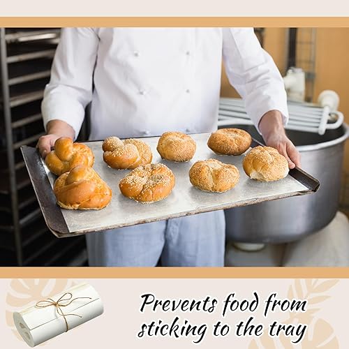 Miniatura 6 de Juego de 200 bandejas para liofilizar, papel pergamino, accesorios de servicio de alimentos precortados compatibles con bandejas de secado de
