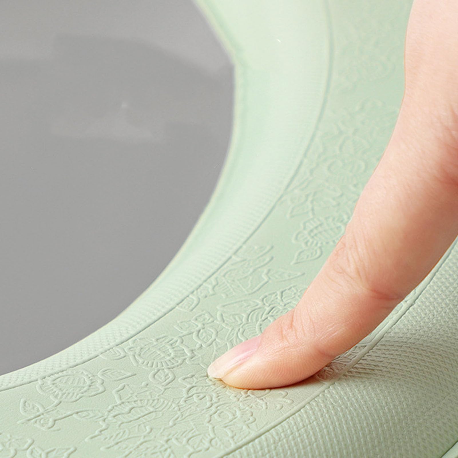 Qcwwy Wasserdicht, Schaumstoffverdickungsdesign, Toilettensitzkissen aus Eva-Material, Ultimativer Komfort, Universelle Größe für Alle Jahreszeiten