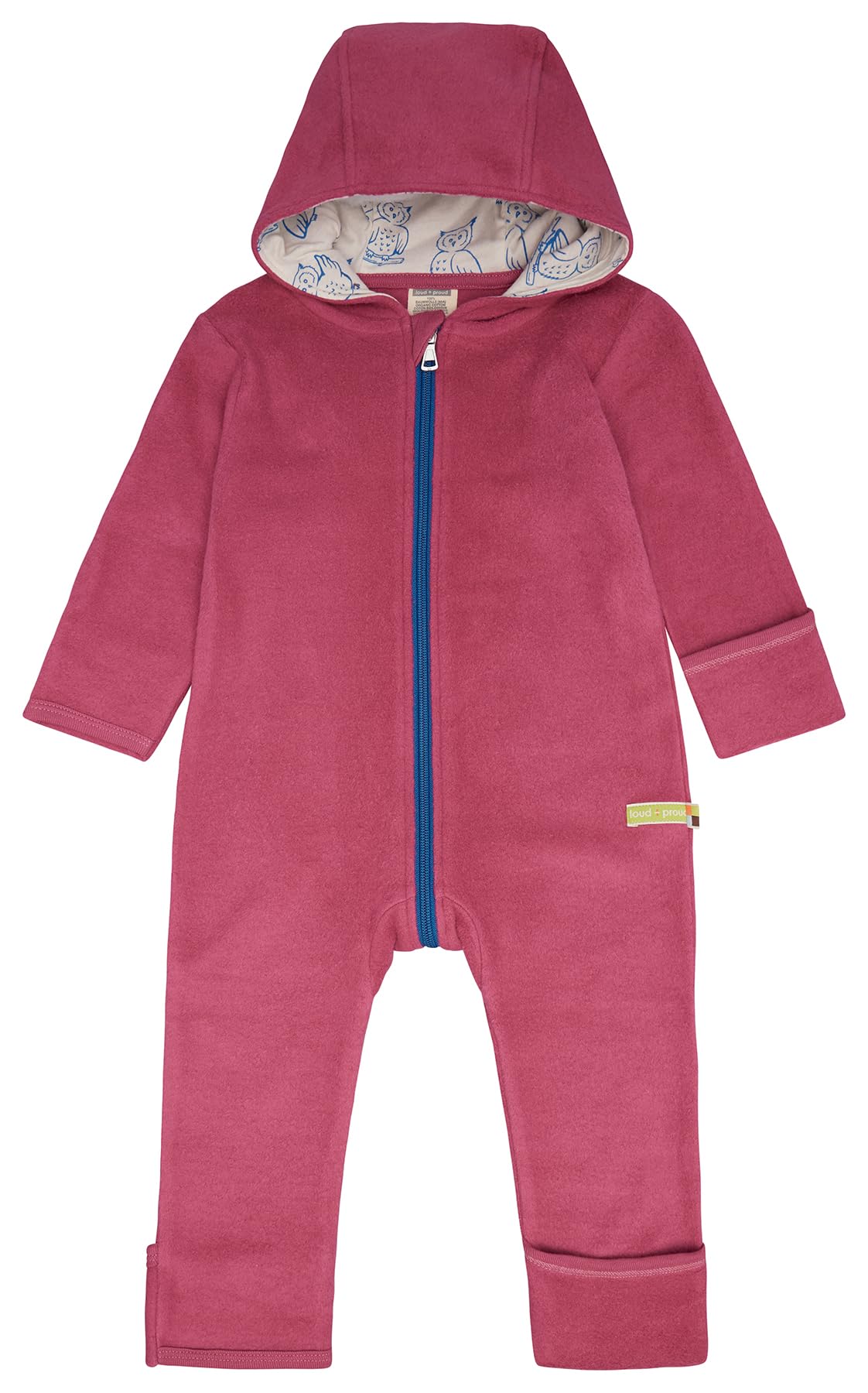 loud + proud kombinezon polarowy Niemowlęta - dziewczynki Baumwoll-fleece, Gots Zertifiziert
