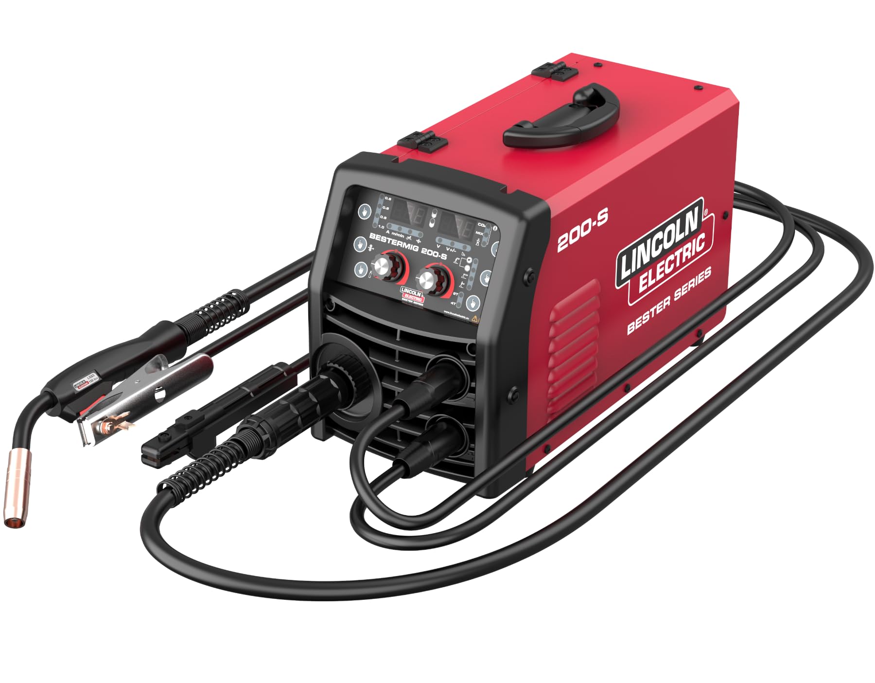 Soldador Multifuncional Inverter Bester MIG 200-S con Synergia y MMA/TIG Lift