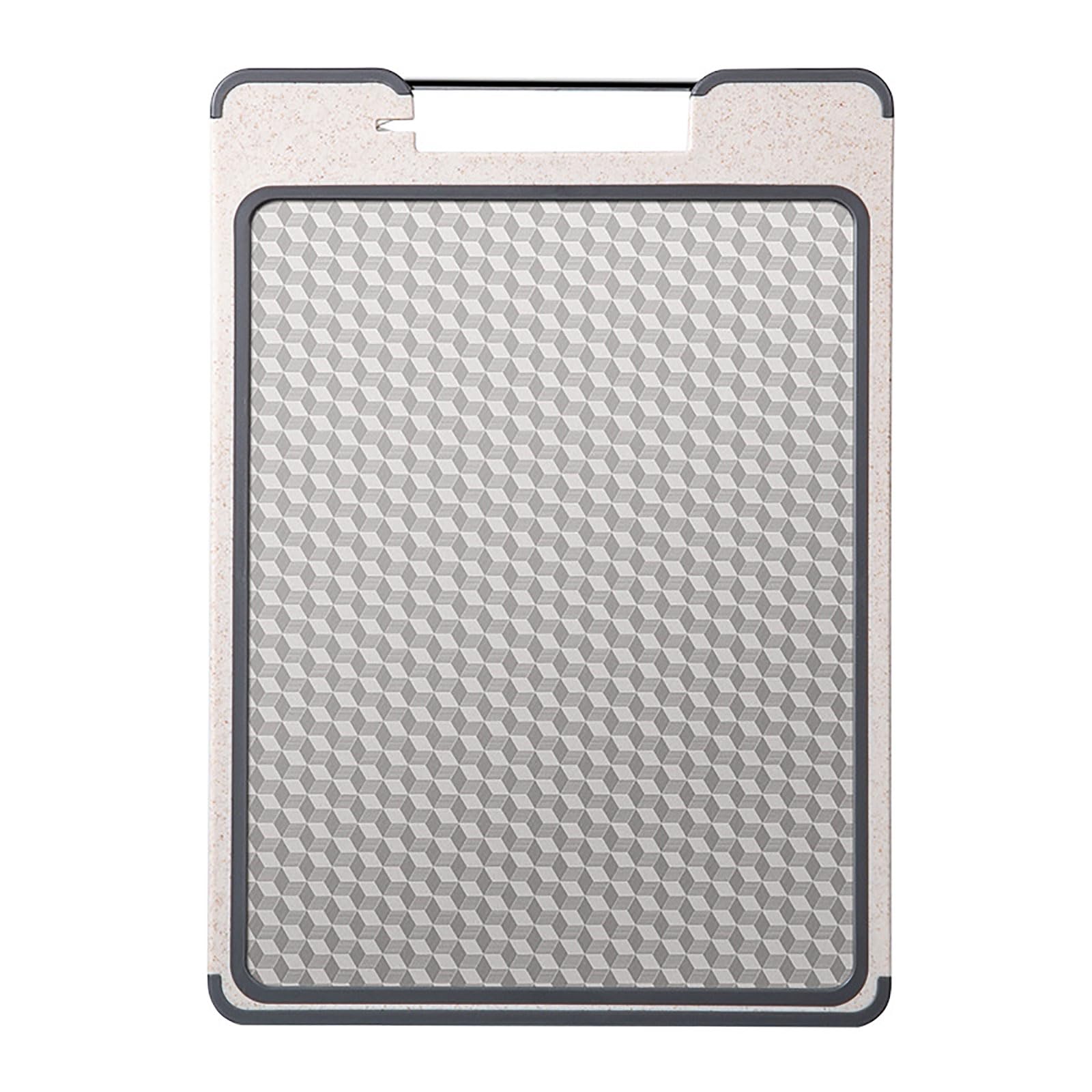 Tabla de cortar de cocina de acero inoxidable y fibra de trigo para el día a día