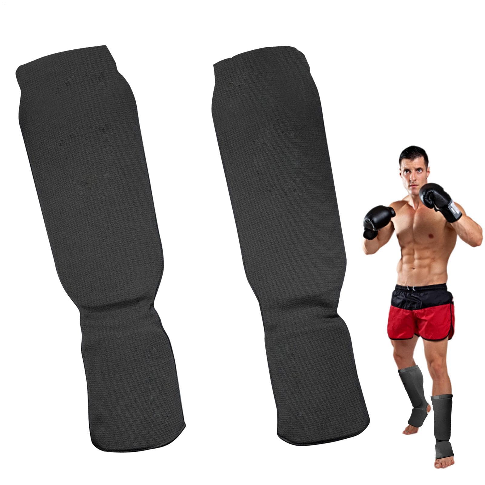 Muay Thai - Protezione per gambe per kickboxing, MMA Martial Arts Kicking Sparring Attrezzature per l'allenamento | Karate Boxing Attrezzature per uomini e arti marziali.