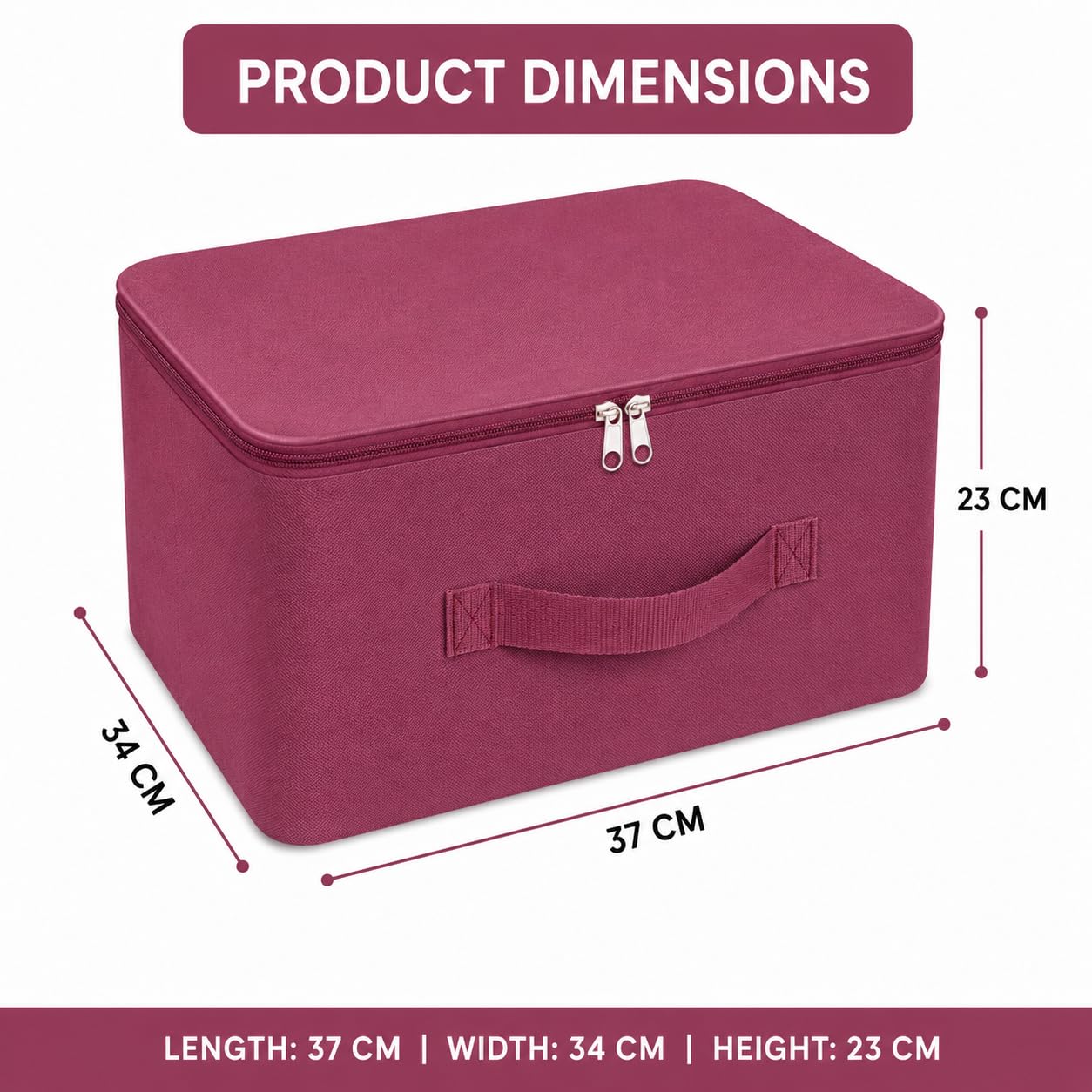 Storite 2 Pack Nylon Wardrobe Bag Underbed Cloth Storage Organizer