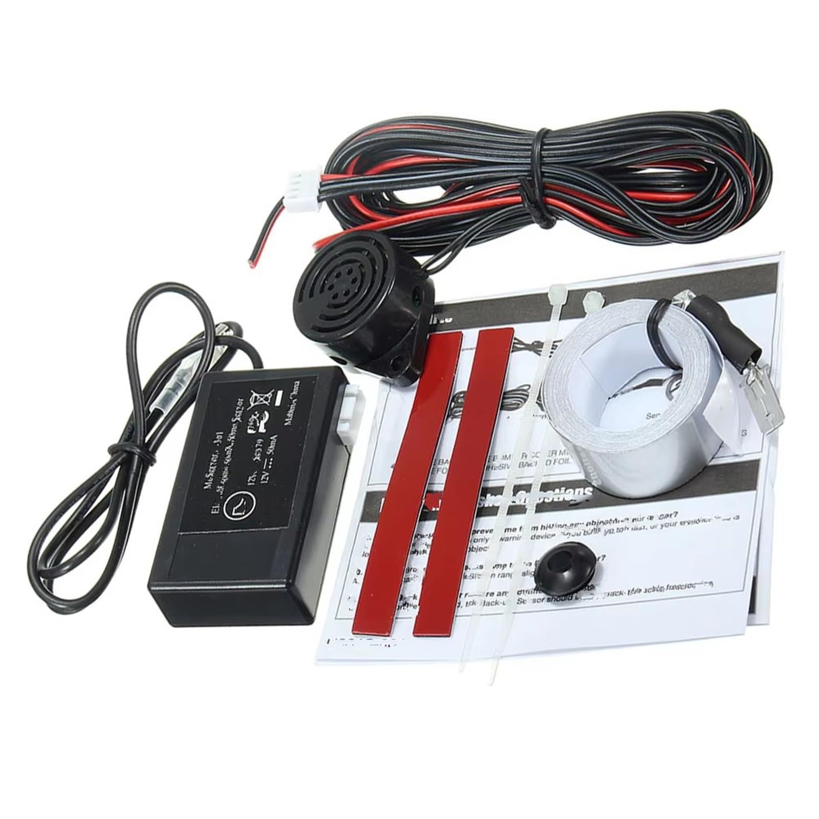 Aparcamiento asistido 1 Juego Sensor Radar Marcha Atrás Electromagnético Aparcamiento Coche Camión 12 V Accesorios Coche Sensores Terrestres