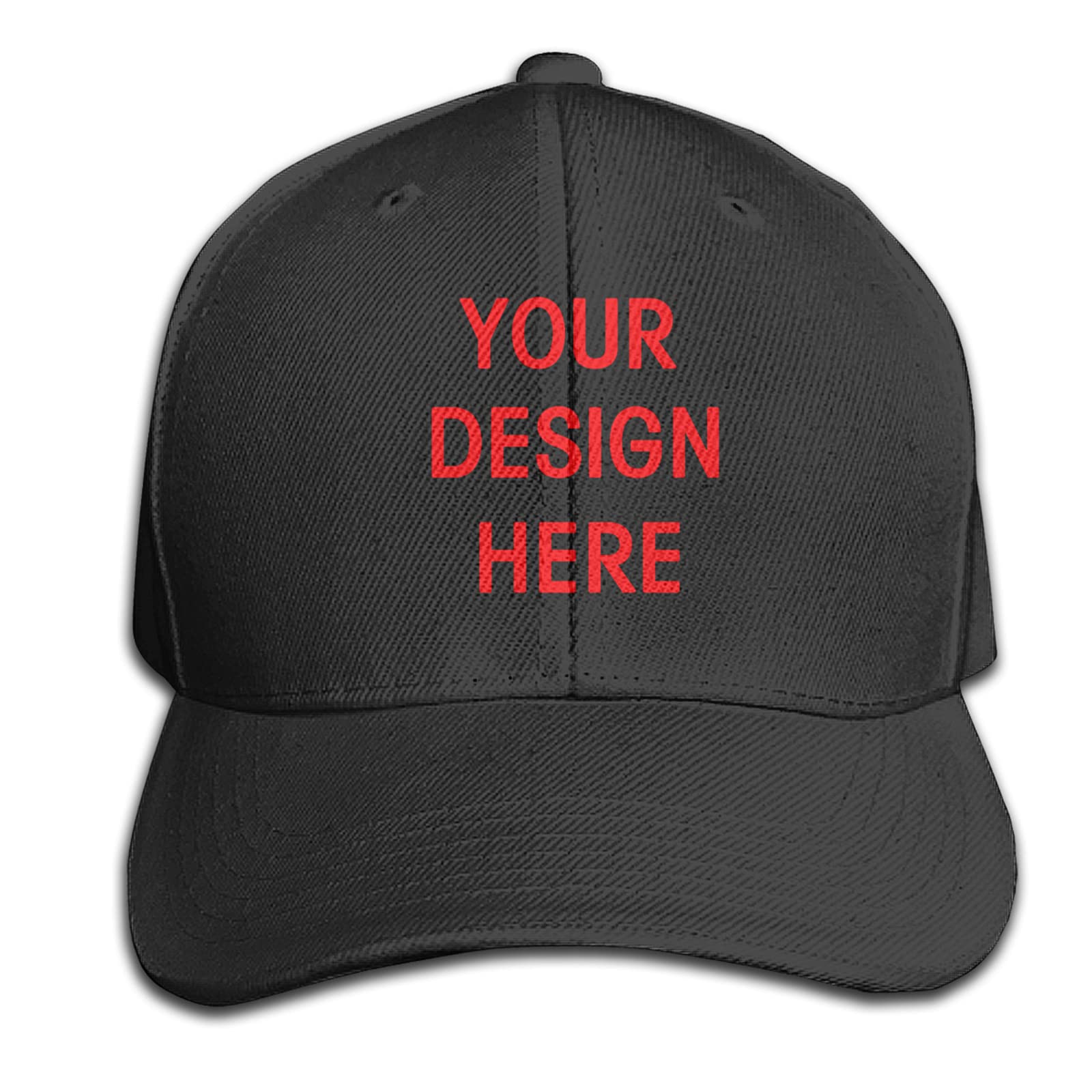Custom Baseball Caps,Personalized Solid Peaked Cap,Design Your Own Hat,Unisex Team Cap Photo Text Logo Print for Men & Women