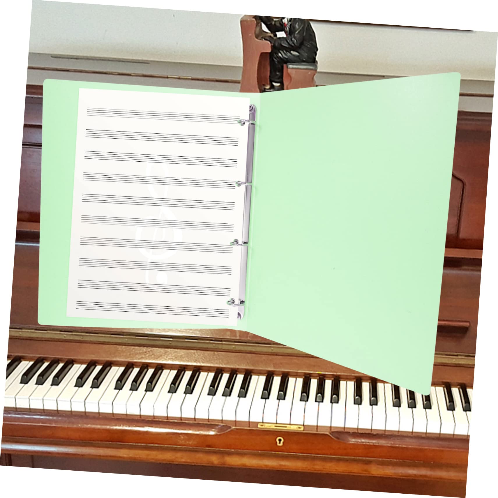 Tofficu 2pezzi Raccoglitore Per Documenti Con Clip Organizzatore Per Musica e Documenti Design Resistente e Pratico Per Ufficio e Scuola Mela