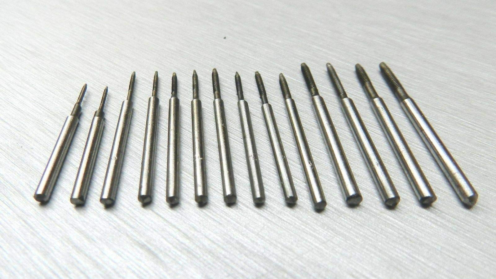 OSCAR Mini Tap and Die Set | 14 Taps with Screw Plate & Pin Vise | 0.7β2mm Jewellery Making Tool | Silver Finish 2