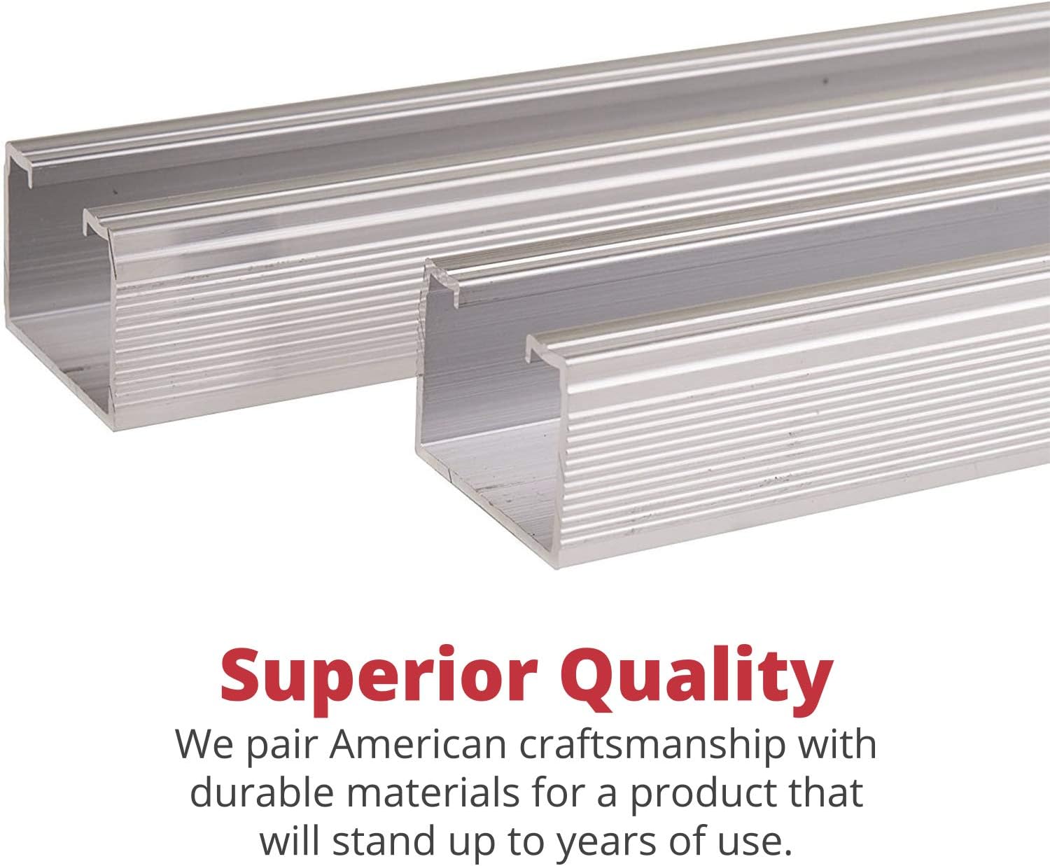 Johnson Hardware 111SD 60 Inch 2-Door Heavy Duty Pocket Door Hardware Silver