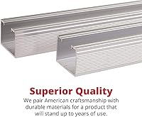 Vista 4 de Johnson Hardware 111SD 48 pulgadas. 2 puertas de servicio pesado