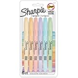 Accent Pocket Highlighters, Chisel Tip, Assorted Barrels, Assorted Mild Pastel Ink, Pack of 6 Highlighters