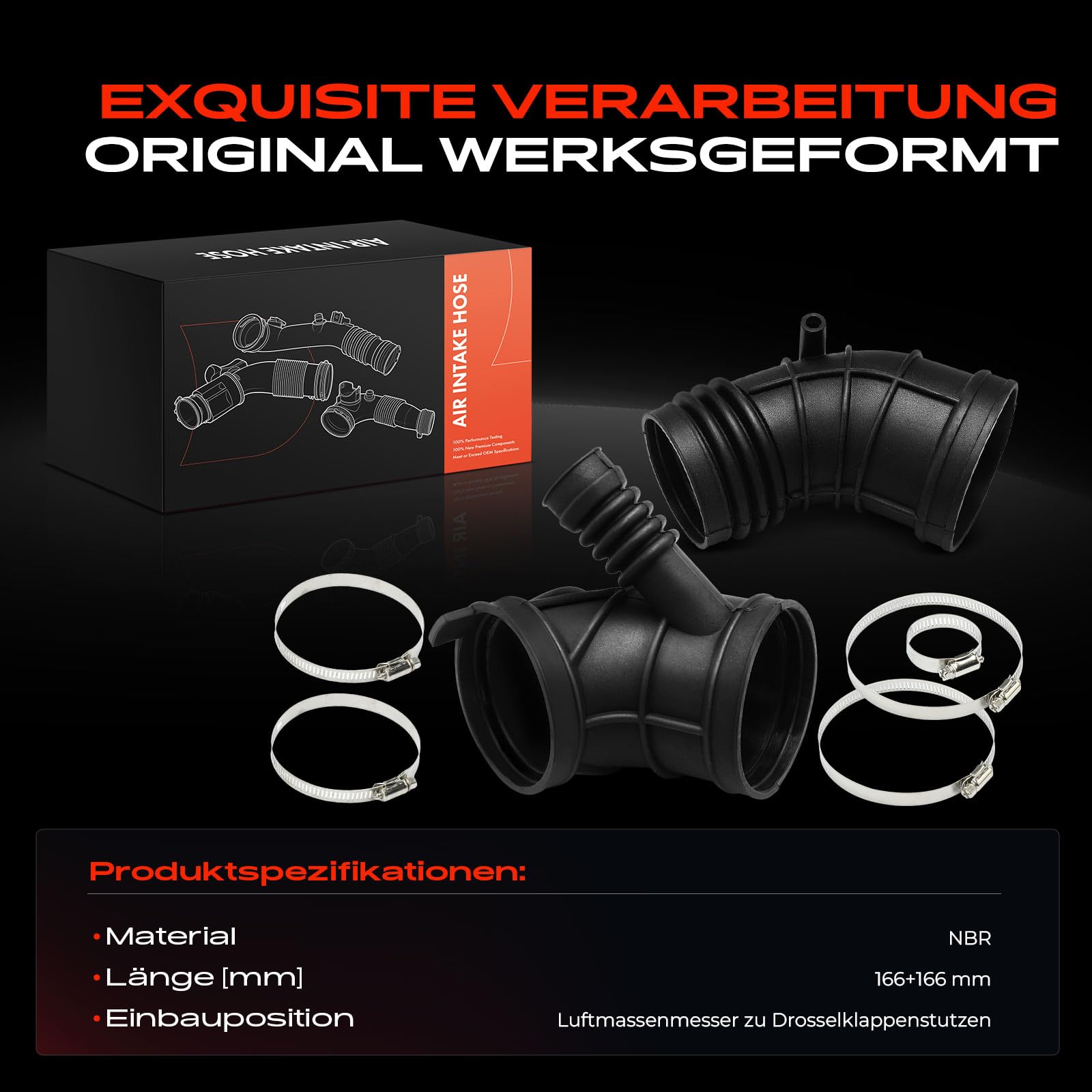 Frankberg Filtro aria a soffietto Compatibile con Serie 3 Cabriolet E46 330 Ci Serie 3 Coupé E46 330 Ci Serie 3 E46 330i Serie 3 Touring E46 330i Z3 R.o.a.d.s.t.e.r E36 3.0i 13541438759,696-057