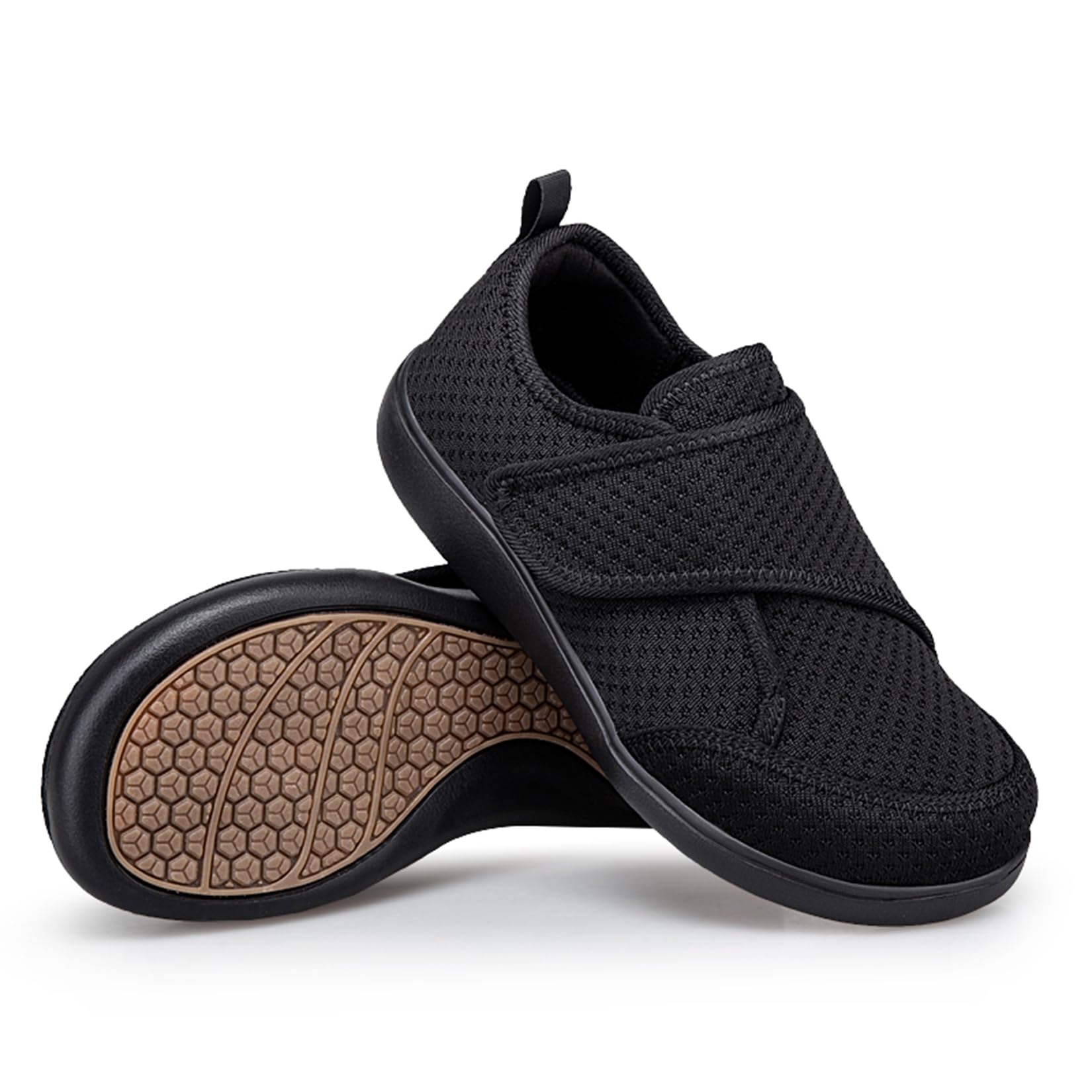 Scarpe Diabetiche Donna Uomo Extra Large | Pantofole Traspirante Regolabile Scarpe per Riabilitazione Scarpe da Passeggio Leggero Antiscivolo Ortopediche Ciabatte