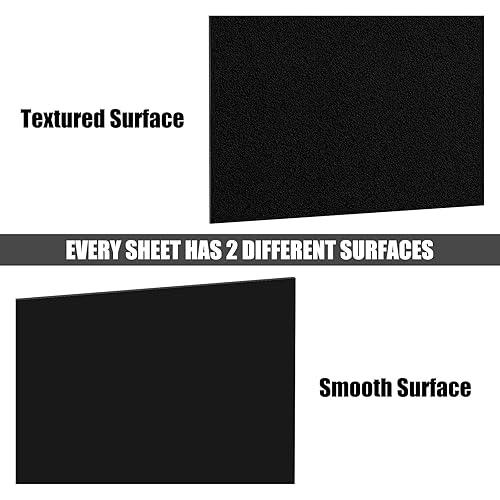 Miniatura 4 de ZWIN 6 hojas de plástico ABS de 12 x 16 x 0.06 pulgadas, hojas de ABS de diferentes caras moldeables que las láminas de plexiglás acrílico, paneles