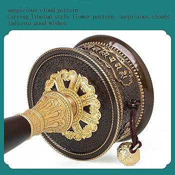 Amazon.co.jp: 回転筒、仏教用品、 マニ車 チベットマニ車
