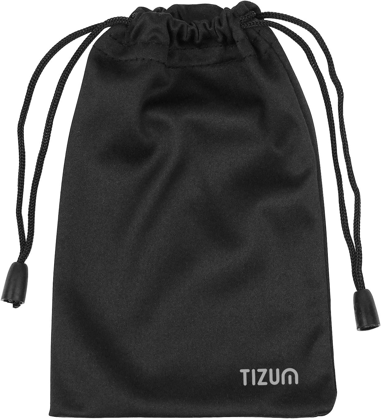 tizum Z75- Nylon Polyester Fabric Multi-Functional Travel Carrying Pouch Bag for Earphone Storage (Black)