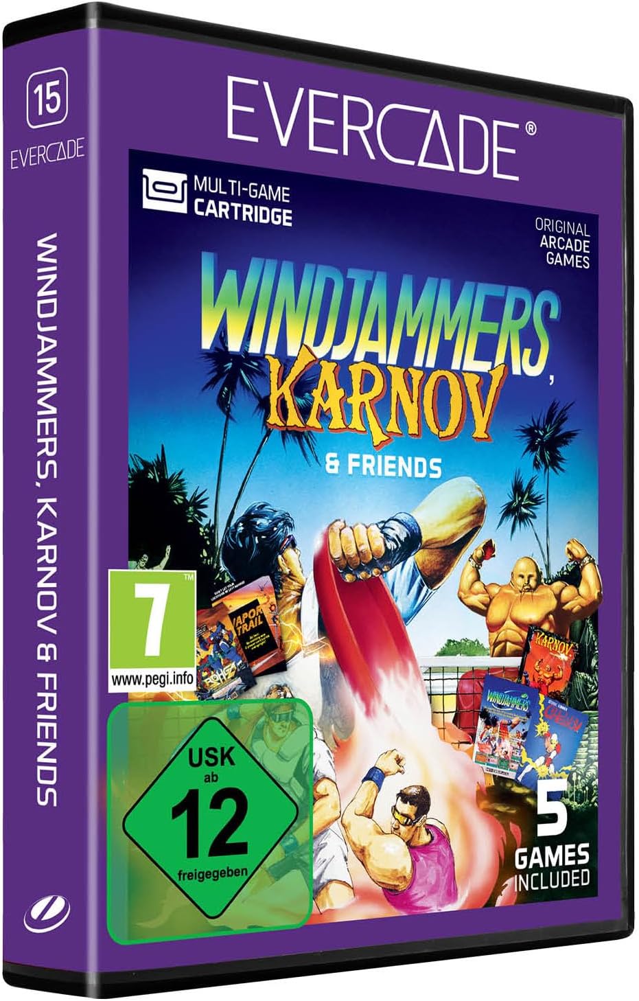 Blaze Evercade Windjammers, Karnov & Friends Cartridge
