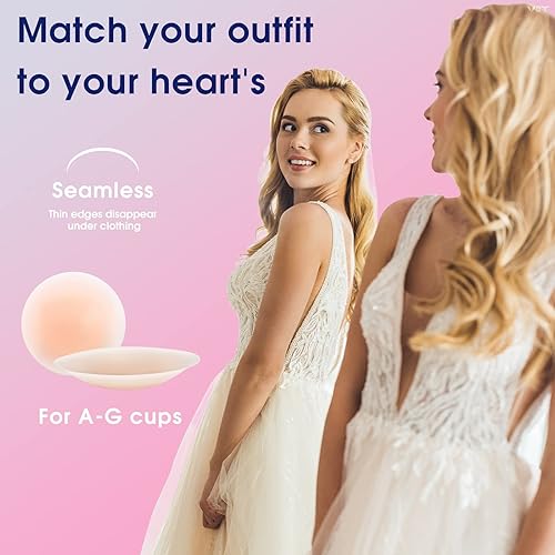 Miniatura 3 de VBT Paquete de 2 cintas adhesivas de levantamiento de senos, cinta corporal para levantamiento de senos con 2 brasieres adhesivos reutilizables de