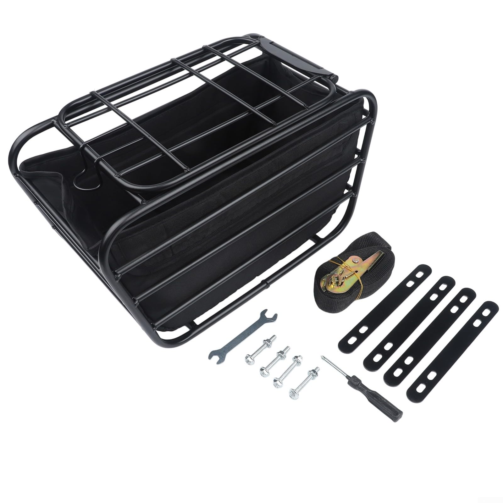 Panier Vélo Électrique pour Avant Acier 20kg Panier Vélo Électrique