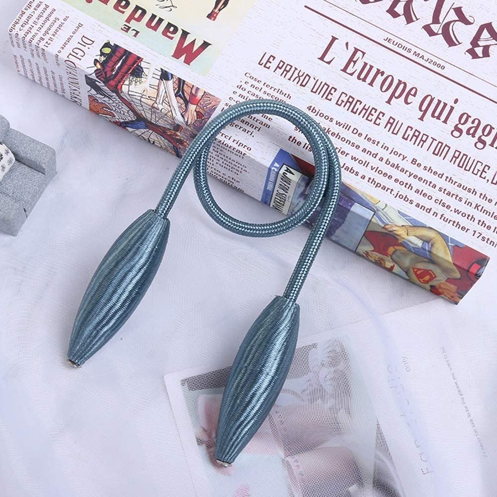 Embrasses de Rideaux, 4 Pièces de Sangles de Rideau En Forme de Boucles de Support de Tissage de Rideau Pour La Décoration de Bureau À Domicile/Bleu