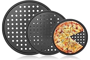 Pizza Pan for Oven - Nonstick Pizza Baking Pan with Holes