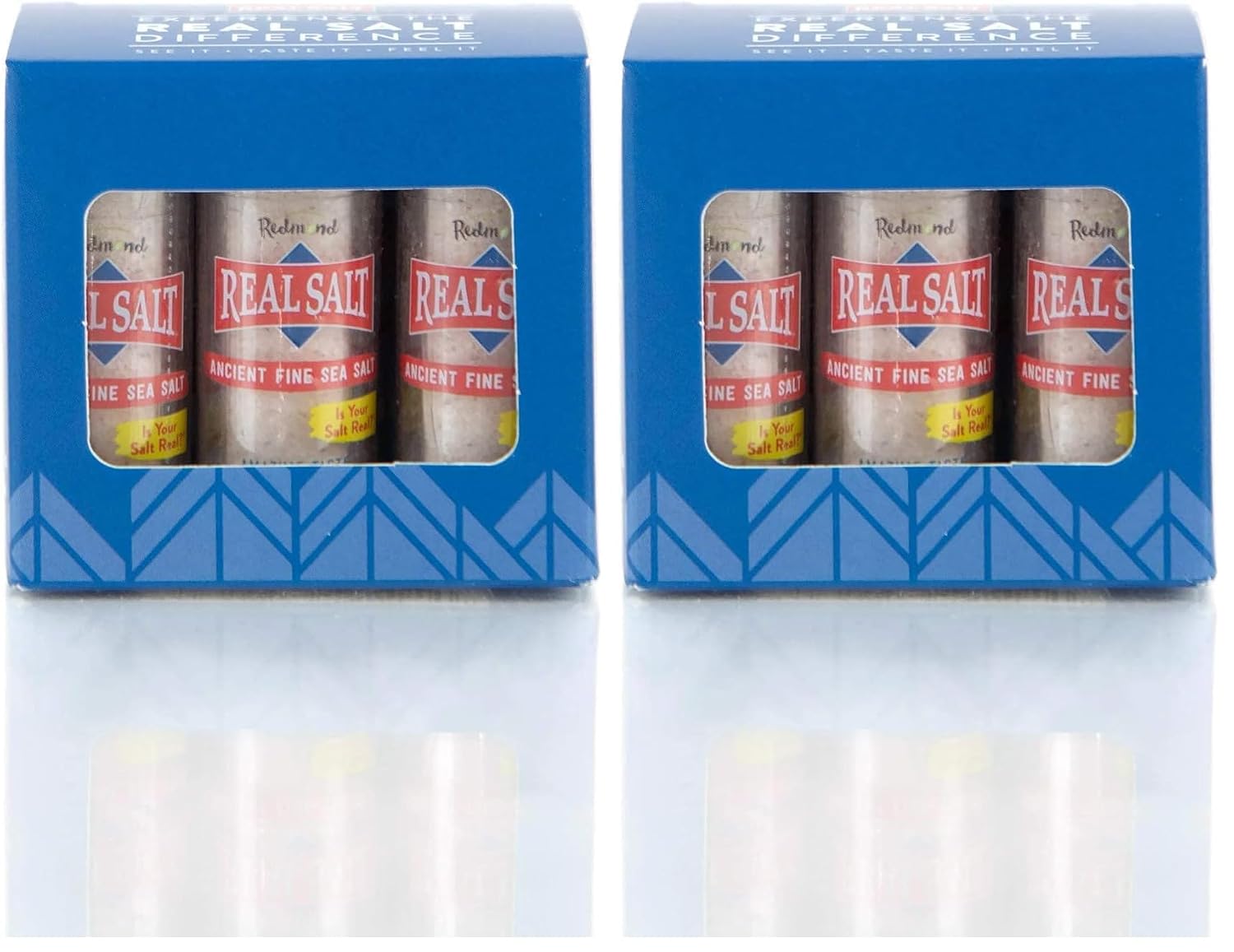 Redmond Real Sea Salt - Natural Unrefined Gluten Free Fine, 0.21 Ounce Pocket Shaker (12 Pack)