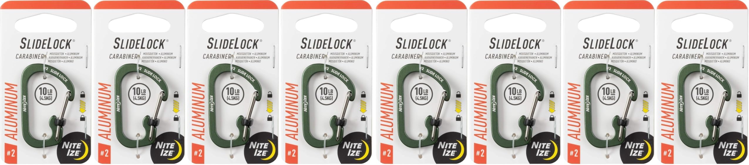 Nite Ize CSL2-01-R6 arabiner Slide Lock