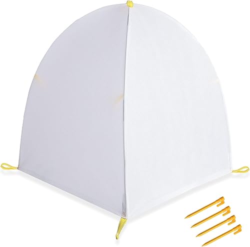 Miniatura 1 de Cubiertas de nieve y escarcha de invierno de 28 x 28 x 33 pulgadas con estacas, cubierta de arbustos de invierno, tienda de campaña de protección