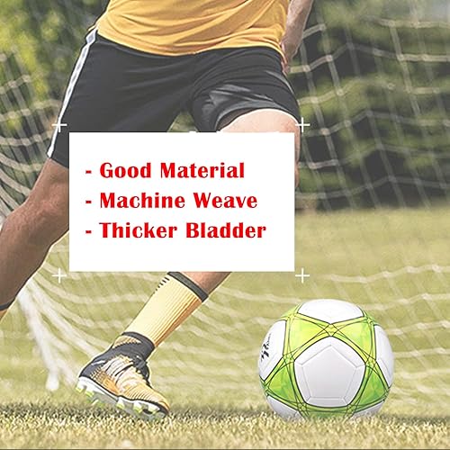 Miniatura 5 de AYANICA Soccer Ball Size 3,4,5 Soft PU for Practice Training Gift Boys Girls Kid Come with Pump and Needle