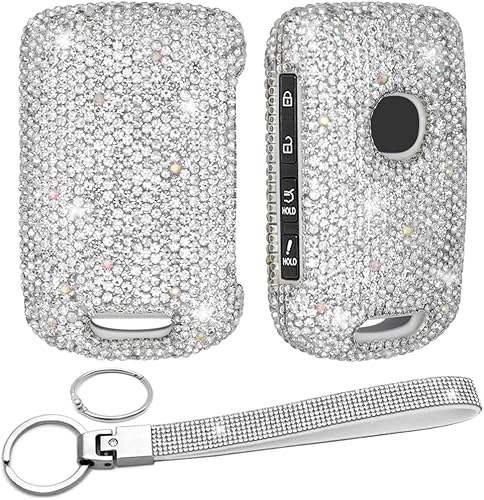Funda para llavero compatible con Mazda 3, 6, CX-30, CX-5, CX-9, CX-50, 2019, 2020, 2021, 2022, 2023, accesorios automotrices brillantes
