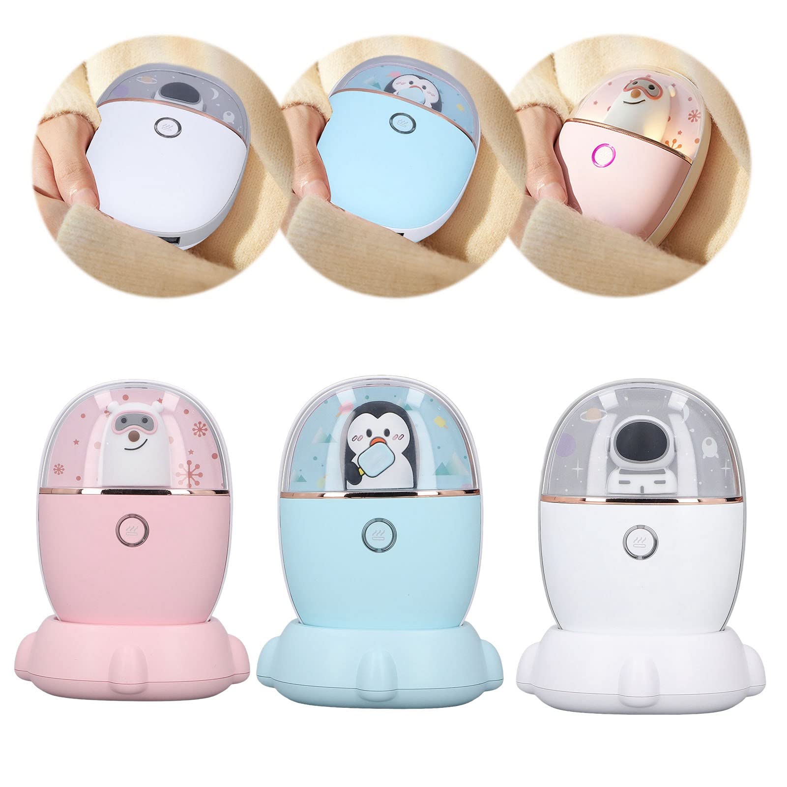 Amazon.co.jp: YESYZX 充電式ハンドウォーマー ペンギン 小型 USB充電