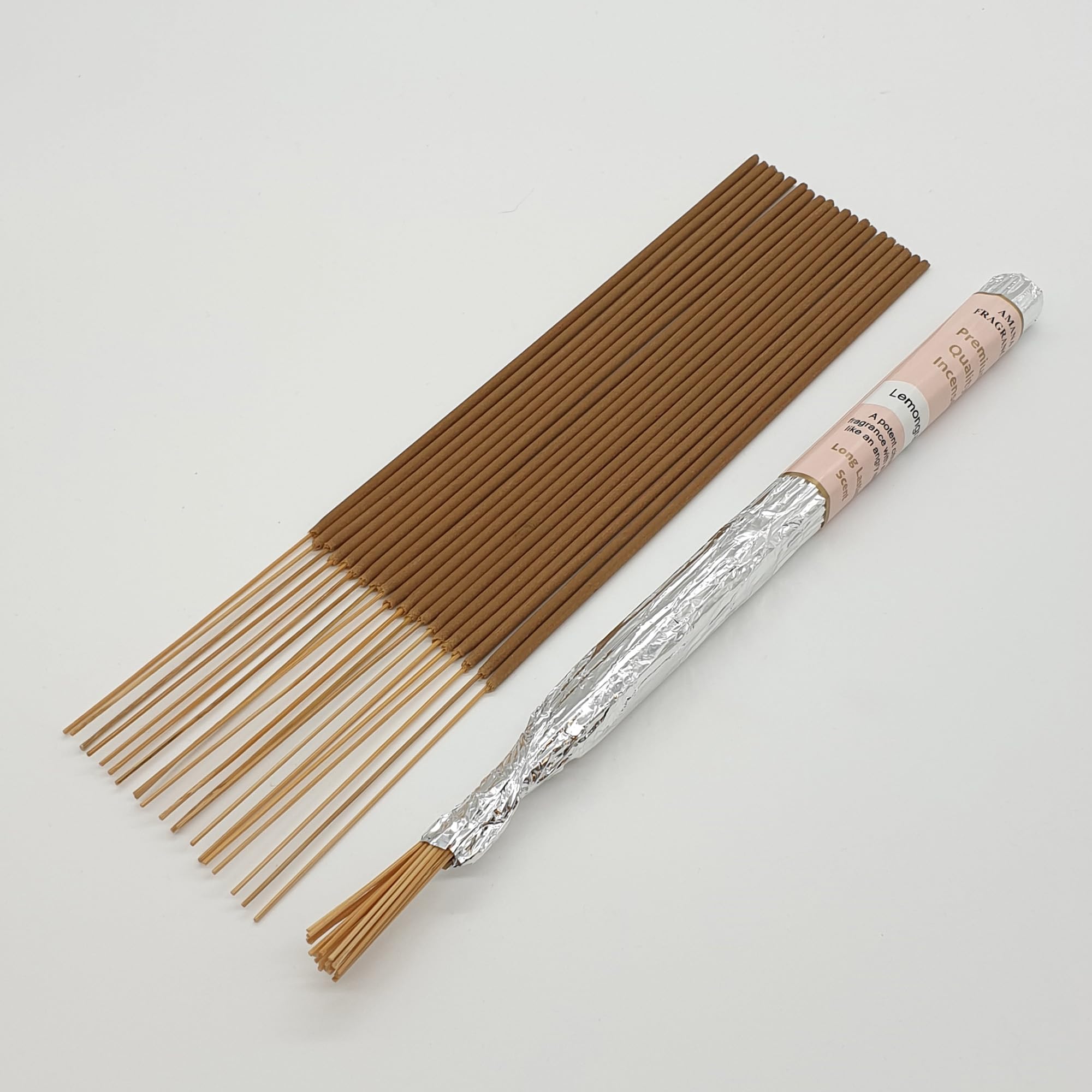Amana Fragrances Long Burning Incense Sticks From - All Scents In One Listing (Lemongrass)
