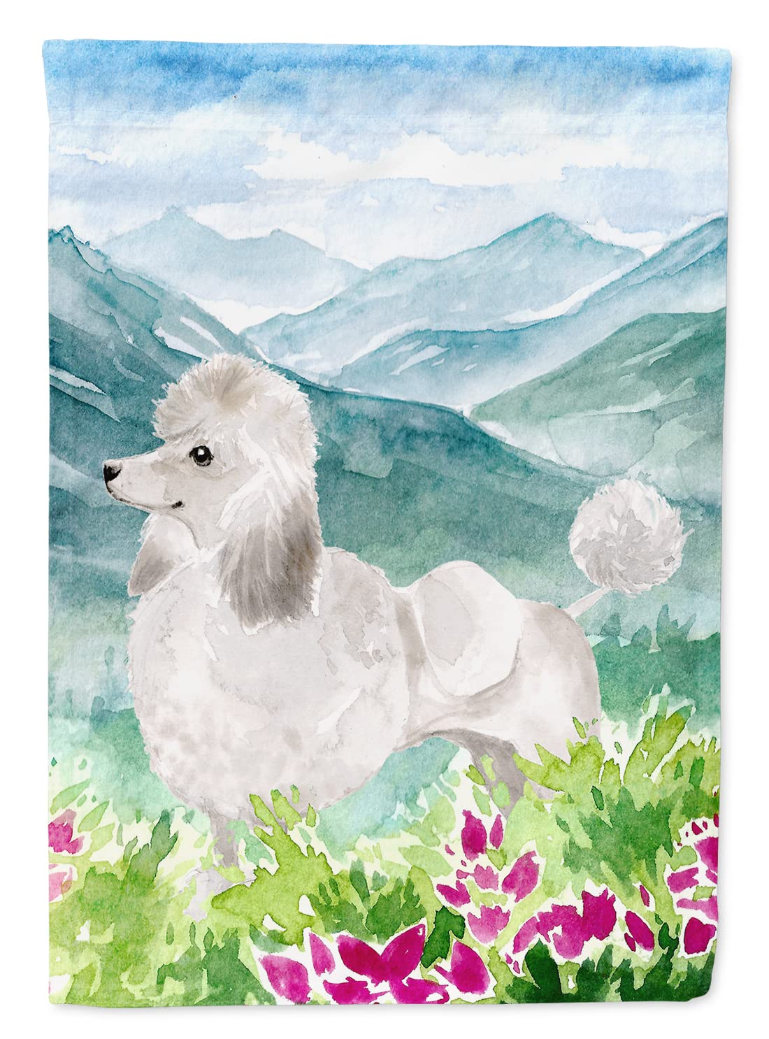 Drapeau de Jardin Caniche Blanc de qualité supérieure Caroline's Treasures
