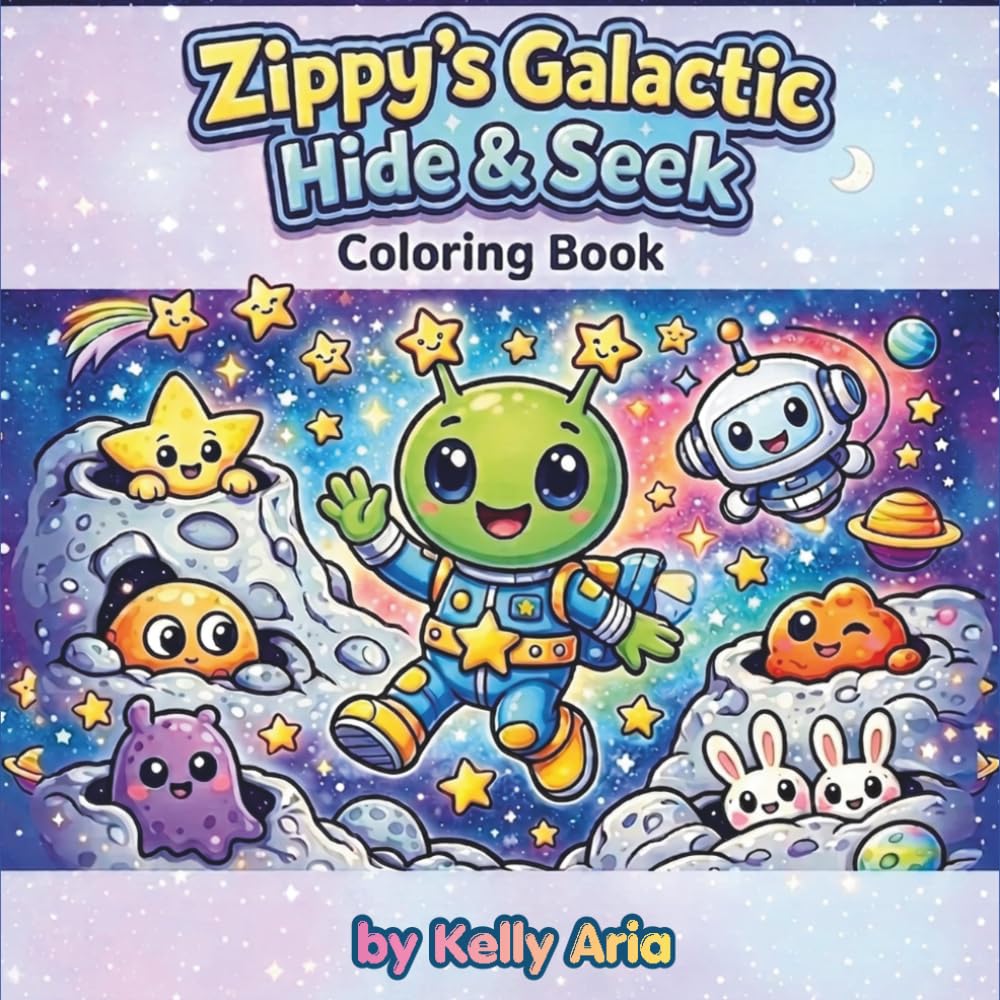 Zippy's Galactic Hide & Seek: Coloring Book