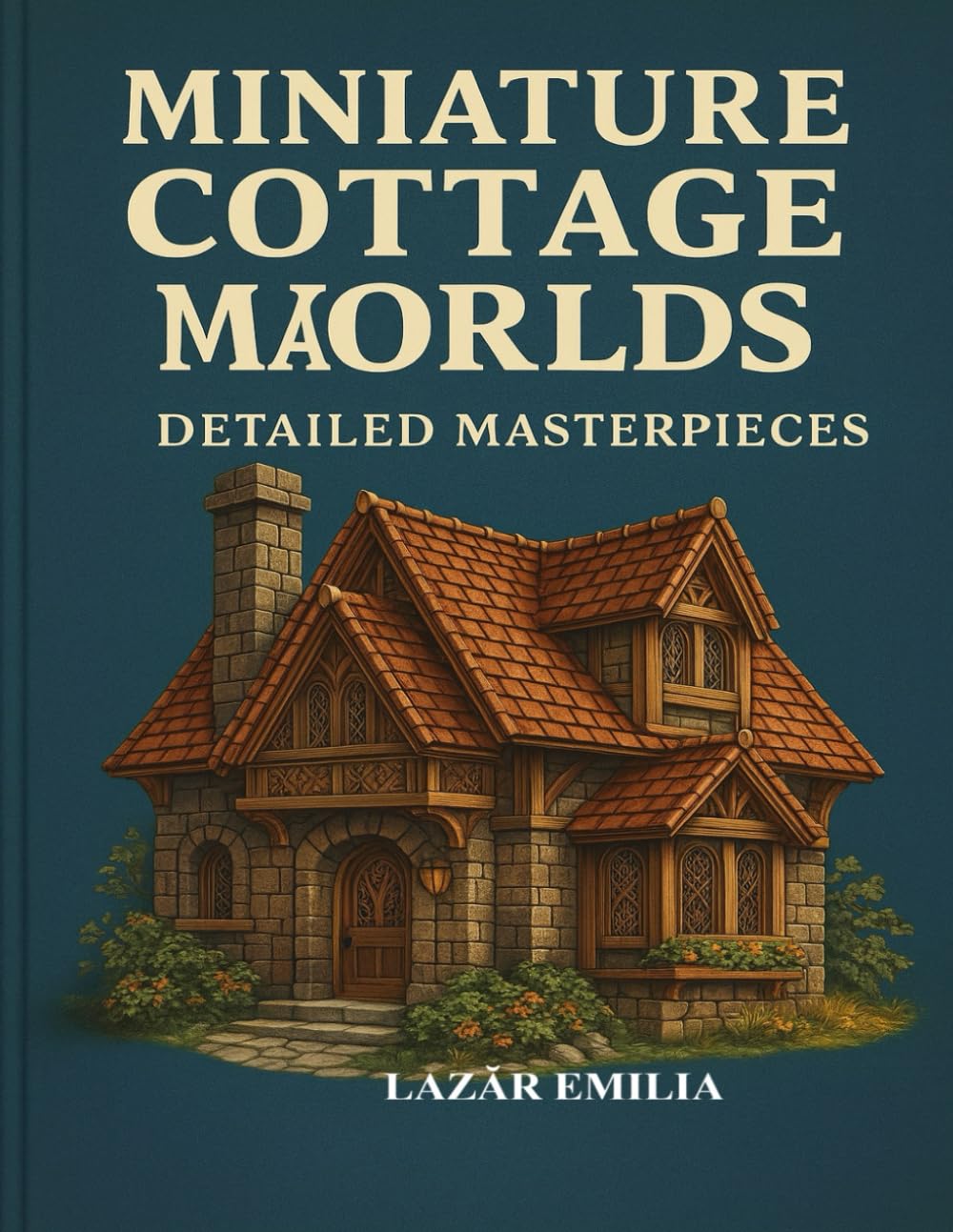 Miniature Cottage Worlds: Detailed Masterpieces: Ultra-Detailed Cottage Coloring Book for Adults | Intricate Architecture, Fantasy Homes & Relaxing Designs