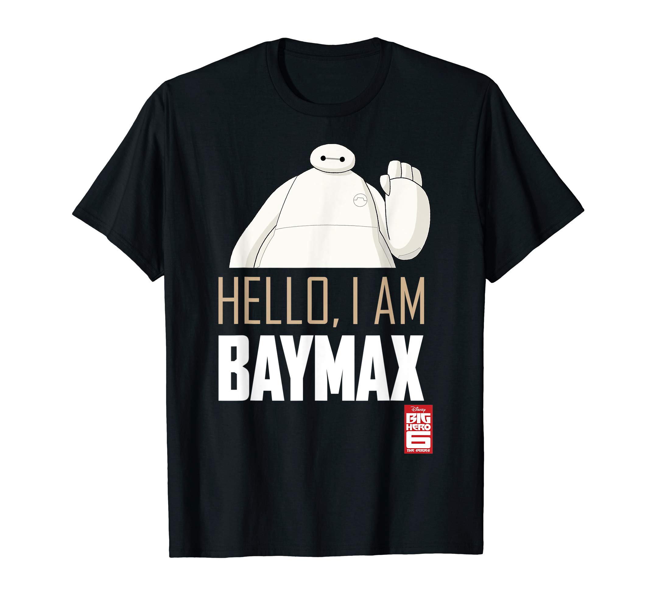 Disney Big Hero 6 TV Series Baymax Hello Graphic T-Shirt T-Shirt
