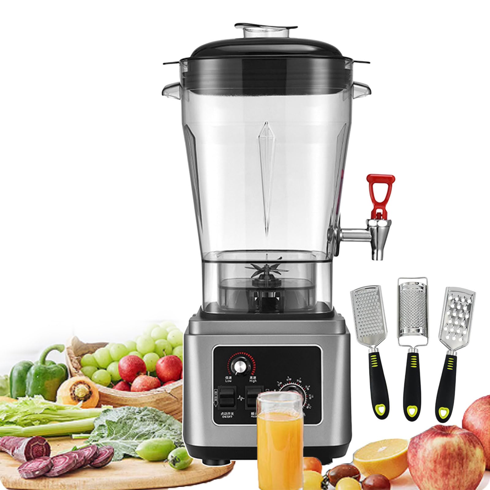 Countertop Blenders 45000RPM Blender Smoothie Maker Electric Food Processors 11L 15L 19L 7 Adjustable Speeds Juicing Cooking Machine