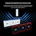 Lian Li UNI Fan TL LCD Wireless 120-Single Pack-2.4 GHz Wireless Signal ARGB Fan-Infinity Mirror-Daisy-Chain -Customizable Lighting Effects-Controller NOT Included & Required - Black (12TLLCD1W1B) gallery image