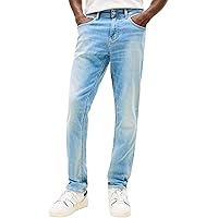 Tommy Jeans Uomo Jeans Scanton Slim Fit, Blu (Denim Mid Light Blue)