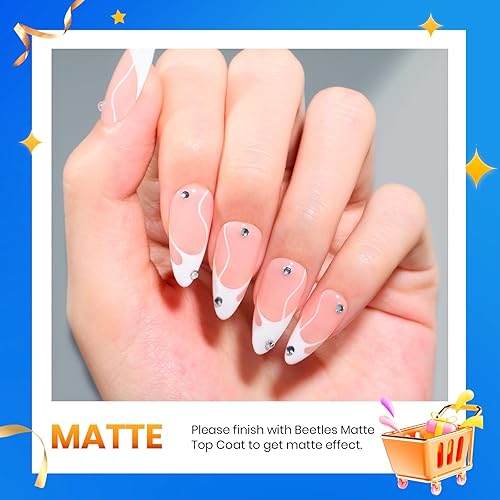 Miniatura 636 de Beetles - Esmalte de uñas en gel de 0.5 onzas fluidas (15ml), curado con lámpara LED, extracción por remojo, para arte de uñas, estética