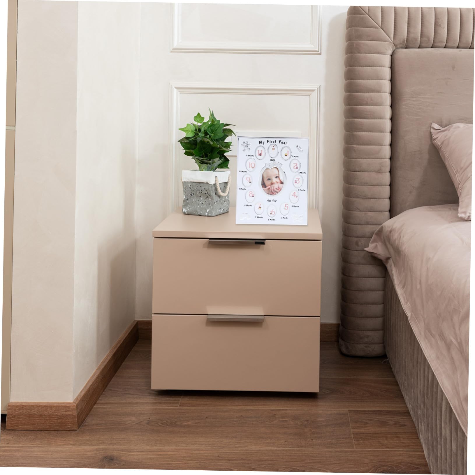 Marco para Fotos Niña Soporte para Fotos Infantiles Registro de Crecimiento Mensual Marco con Diseño para Recién Nacidos Regalo Original para Cumpleaños Niña