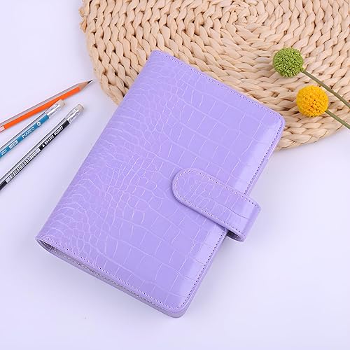 Miniatura 9 de Carpeta de presupuesto de cocodrilo A7 con sobres de cremallera, sistema de sobres de relleno de efectivo, mini organizador de dinero para ahorrar,