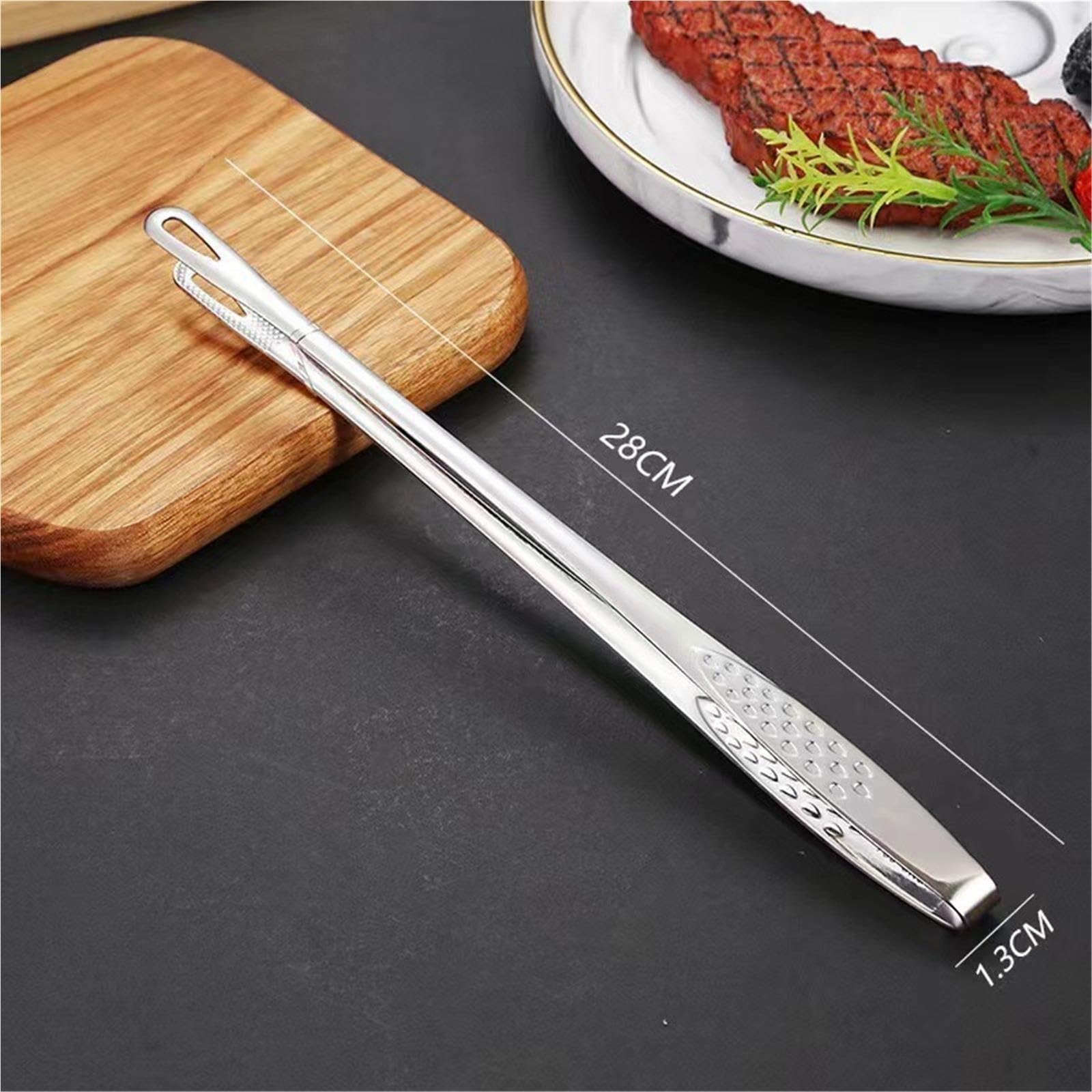 3 Stück Küche Haushalt Edelstahl Grillzange Für Kochen