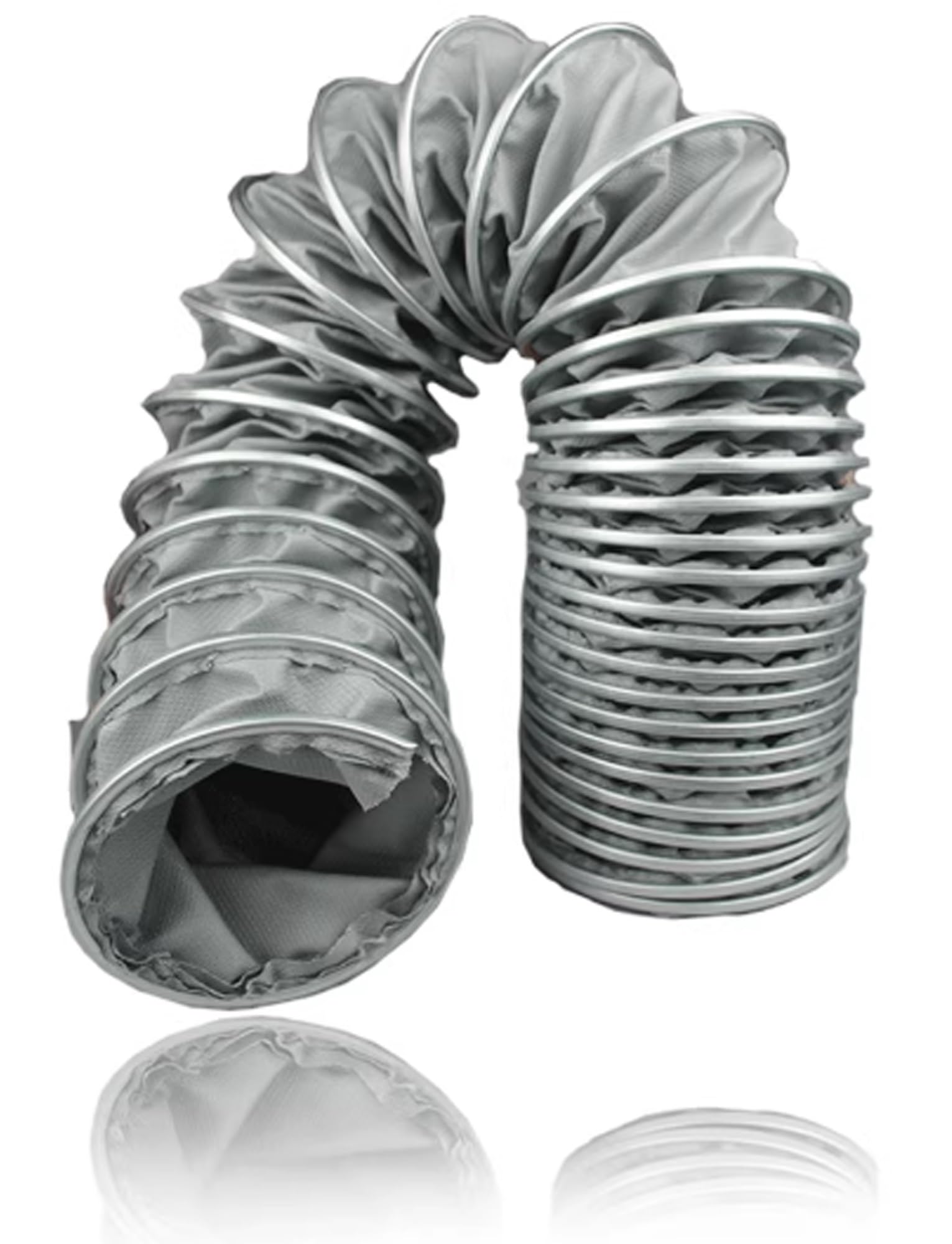 Lshtshf-Ou 197In Flexible Fiberglass Ventilation Hose Flame Retardant Air Duct For Dryer