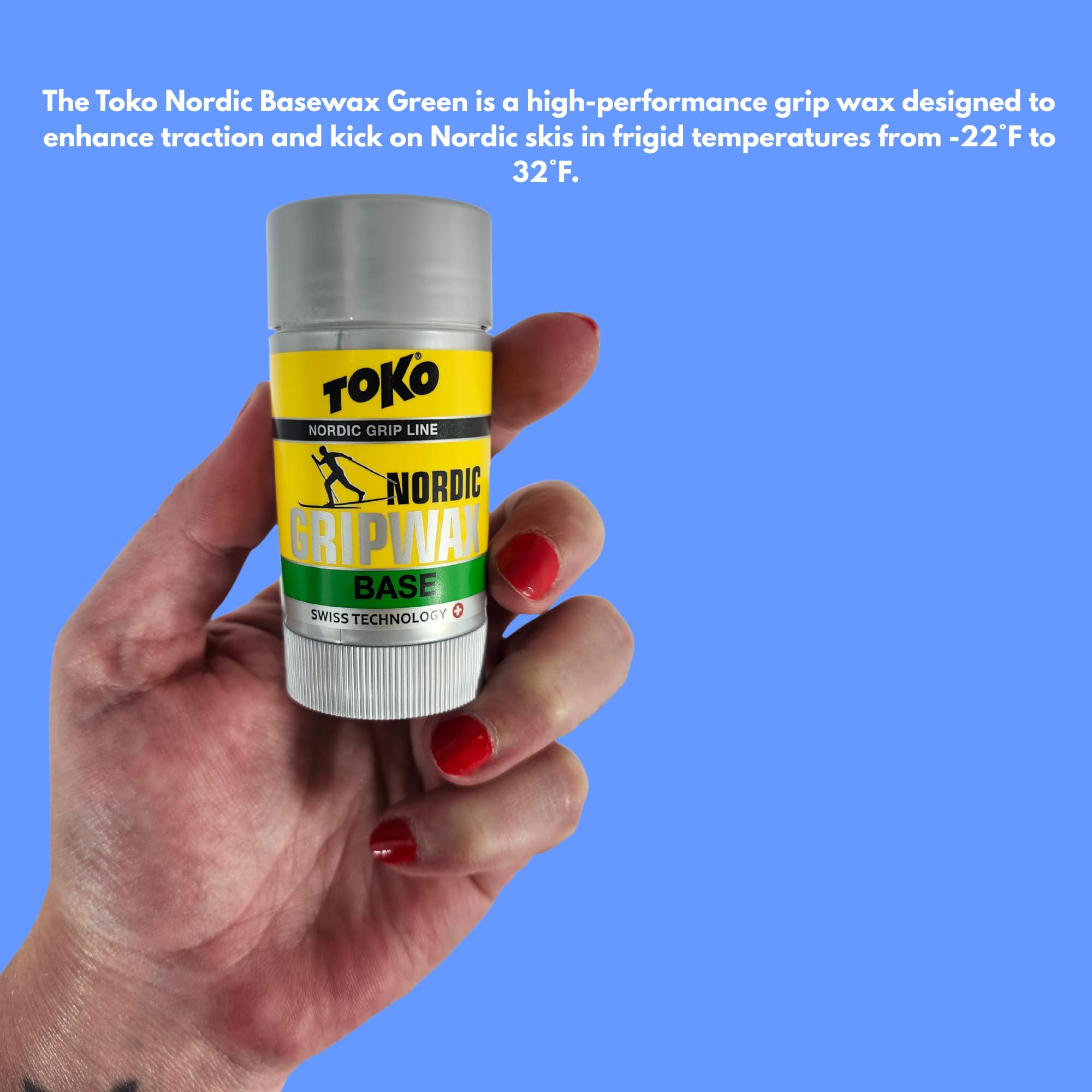 Amazon.com : Toko Nordic Basewax/Grip Wax : Green, 27G : Ski Wax