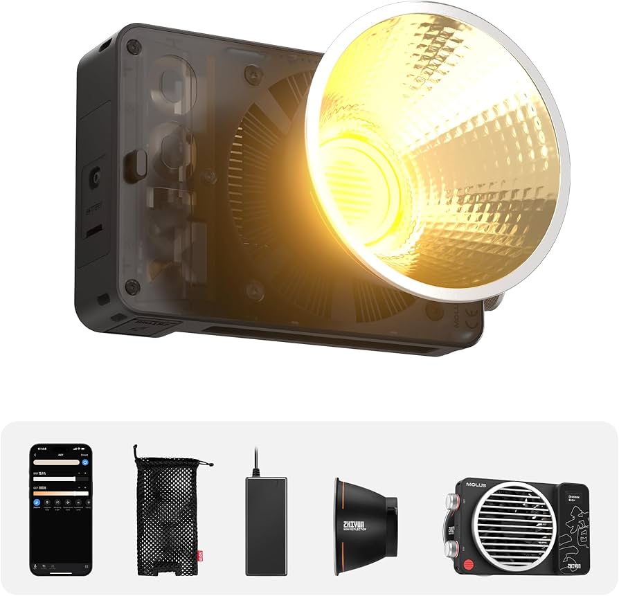 Amazon.com : ZHIYUN MOLUS X100 Bi-Color Standard 100W Video Light