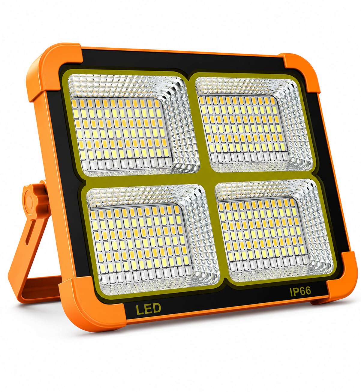 Solar LED Flood Light with 336 LEDs, USB Rechargeable 12000 mAh, IP66 Waterproof Outdoor Work Light, Portable Emergency Lamp for Garden, Garage, Camping, Farm, Warehouse, Kitchen & Home Use.-image-40