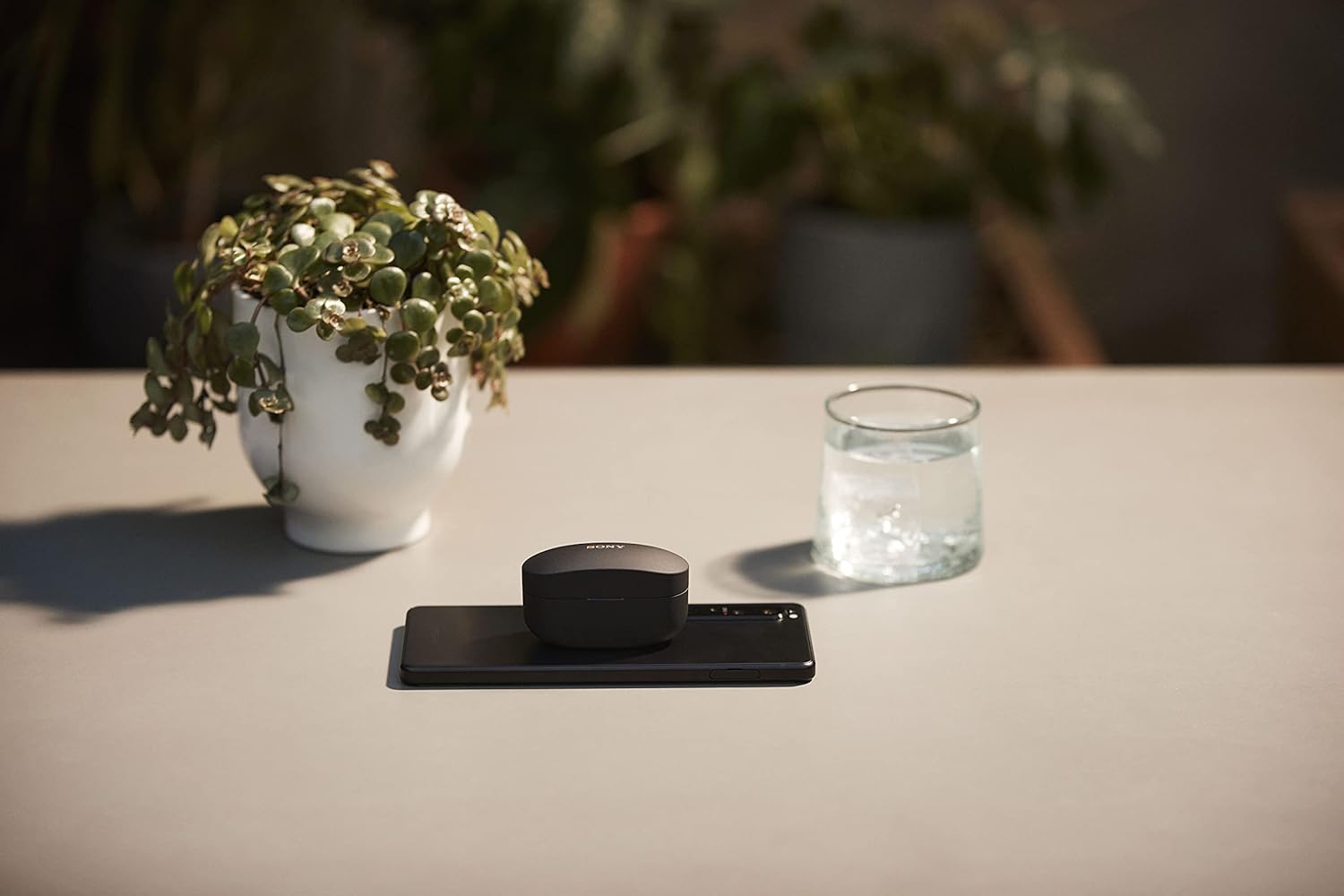 sony wf 1000xm4 truly wireless noise cancelling headphone optimised for alexa and google assistant with built in mic for calls bluetooth connect