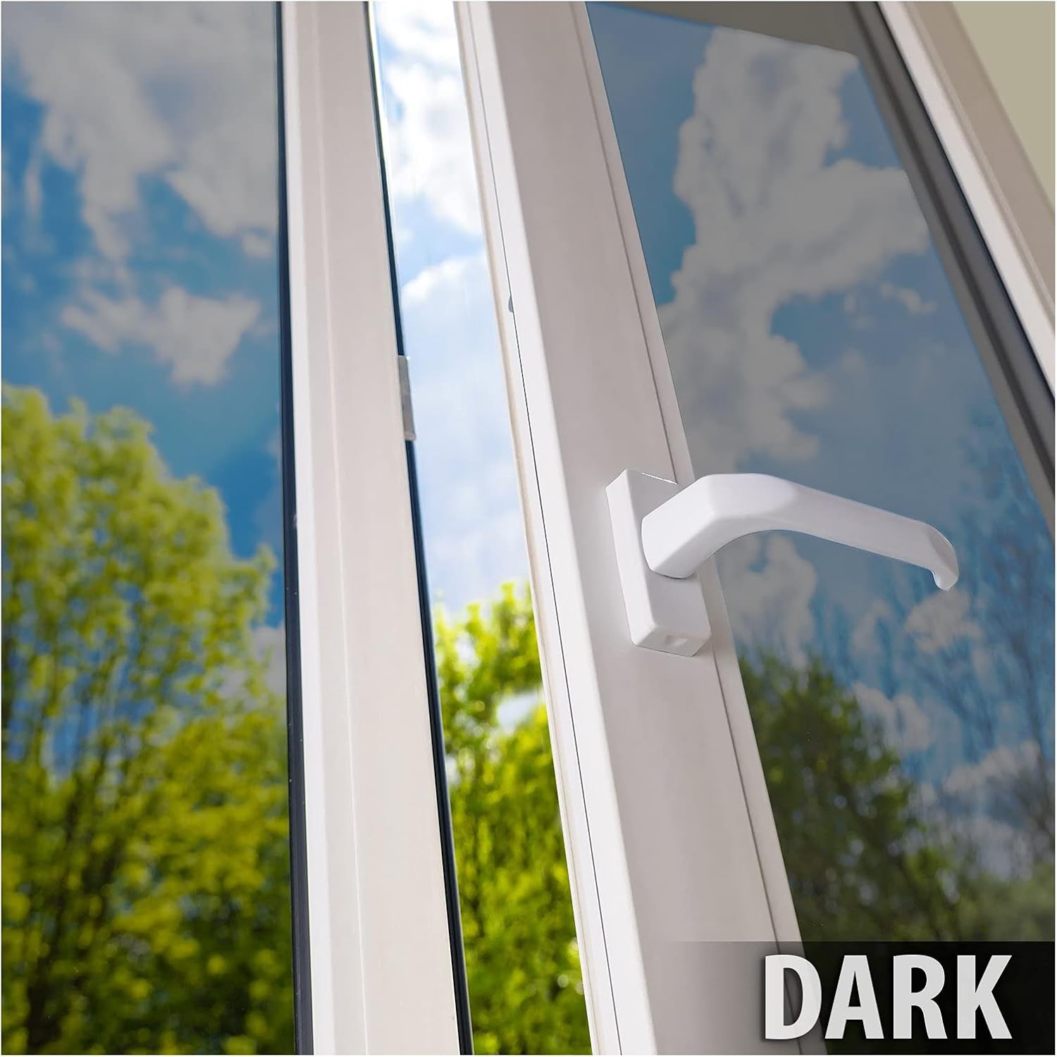 BDF S15 Window Film Daytime Privacy and Heat Control Mirror Silver 15 (Dark) - 36in X 24ft